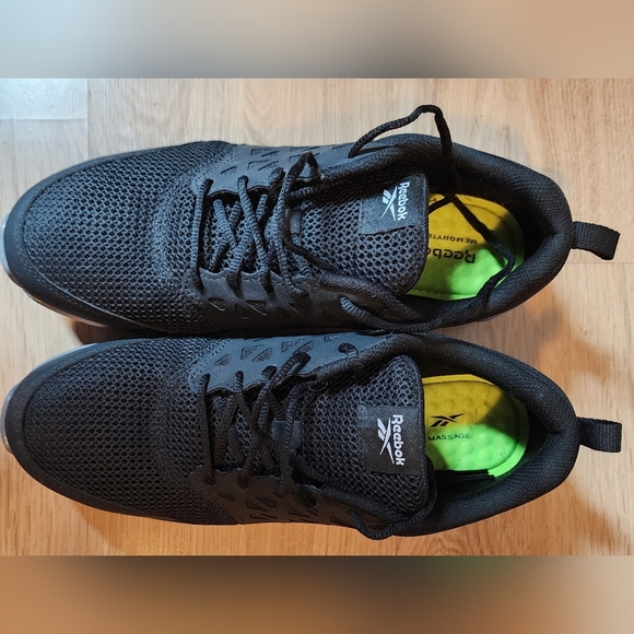 Reebok Sublite Cushoned Men's Black Athletic Safety Shoes Size 11 Wide - Picture 6 of 11